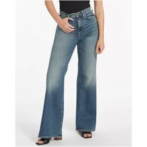 SPLENDID Flare Jeans Blue Medium Wash Stretch Bell Bottom Boho Fit Women Sz 26